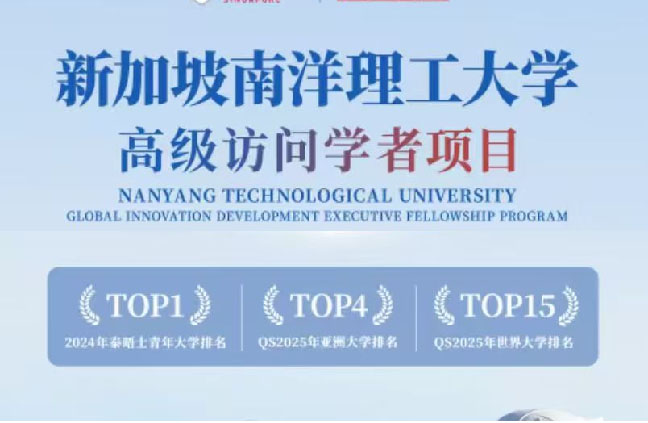 新加坡南洋理工大学高级访问学者项目