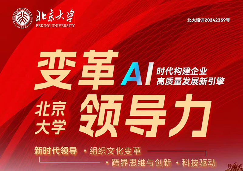 北京大学变革AI领导力研修班